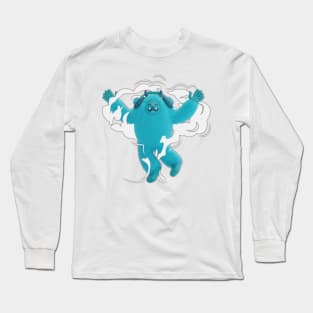 Excited Yeti Long Sleeve T-Shirt